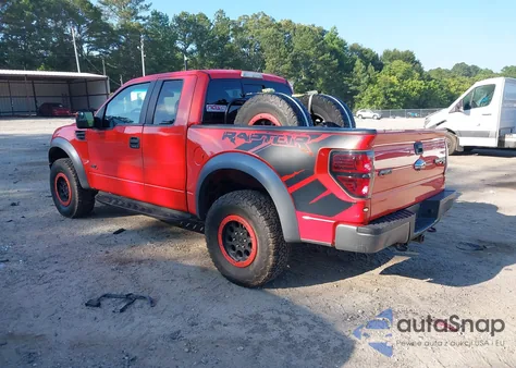 2011 Ford F150 Svt Raptor from USA, damaged, VIN 1FTEX1R61BFA47570